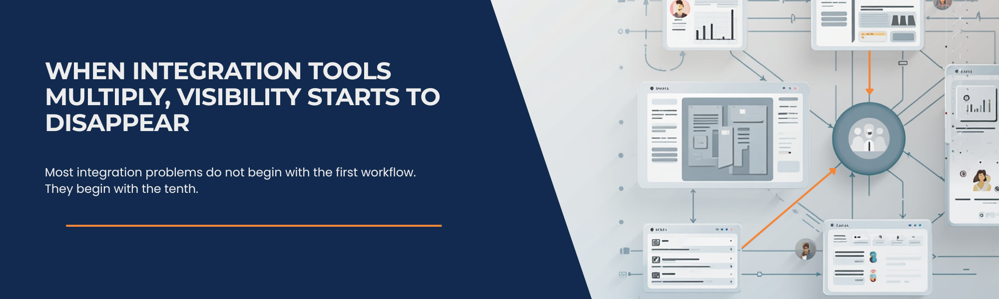 WHEN INTEGRATION TOOLS MULTIPLY, VISIBILITY STARTS TO DISAPPEAR